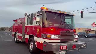 Kennewick Fire Department Medic 1822 & Engine 1812 Responding to an Injury MVA