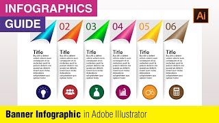 Infographic Banner Design | Adobe Illustrator Infographic | Vector Infographic Tutorial