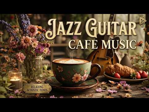 Smooth Jazz Guitar Cafe | Relaxing Coffee Shop Music for Study & Work - Chill Guitar Vibes