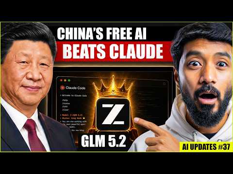 Este video cubre el lanzamiento del modelo de IA gratuito GLM 5.2 de China, que obtuvo el segundo lu…