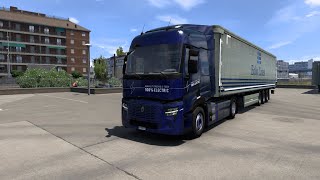 🔴 Euro Truck Simulator 2- 1.50 | ⚡ Renault Trucks E-Tech T ⚡