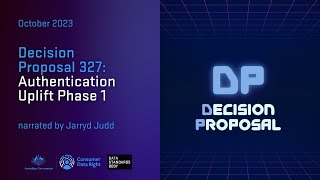 [79] Decision Proposal 327 - narrated by Jarryd Judd (12/10/2023) [obsolete]