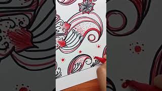 Gambar batik bunga mudah @anatalis93
