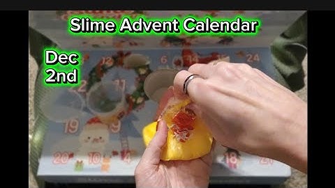 ASMR Slime Advent Calendar, December 2nd 
