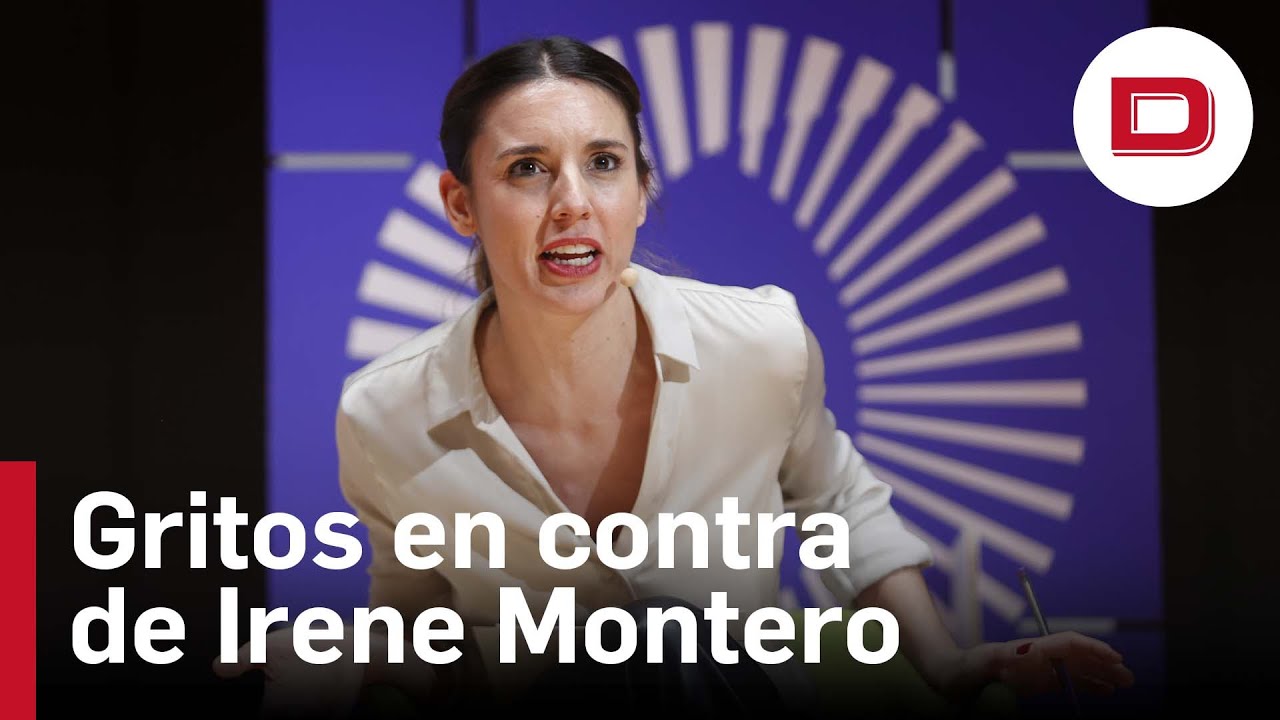 Irene Montero, increpada durante un acto feminista