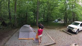 How To Set-Up A Tent Time-Lapse