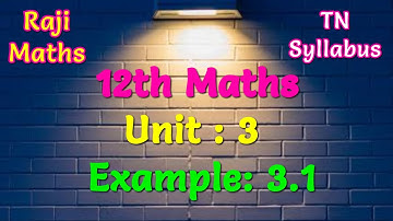 12th Maths unit 3- Theory of equations- Example 3.1
