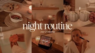 autumn night routine 🕯🍂 cosy, relaxing \& aesthetic