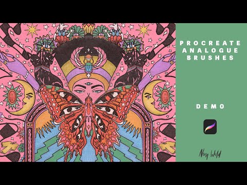 Analogue Retro Brushes for Procreate, a Brush Add-On by Neon Wild (Thumbnail 9 of 11)