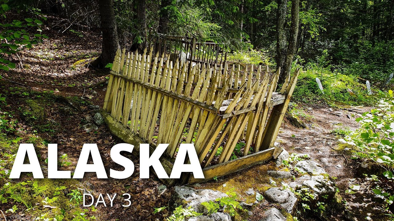 Alaska day 3, WE WENT TO A VERY PECULIAR CEMETERY... │ My travel Journal