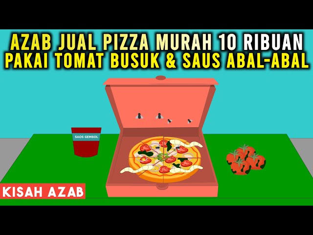 AZAB JUAL PIZZA MURAH HARGA 10 RIBU PAKAI SAUS TOMAT DAN CABAI BUSUK! class=