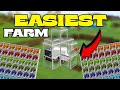 Minecraft 1.21 bedrock wool farm - simple, fast and efficient!