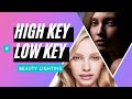 High Key vs Low Key Lighting Beauty Shoot