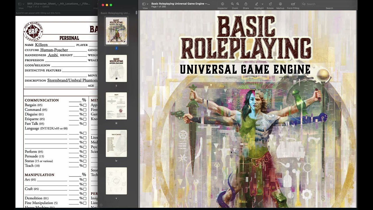 PT1 Chaosium Basic Roleplaying With Ker Nethelas  Dungeon