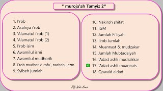 Download Lagu 17. Adad ashli muannats MP3