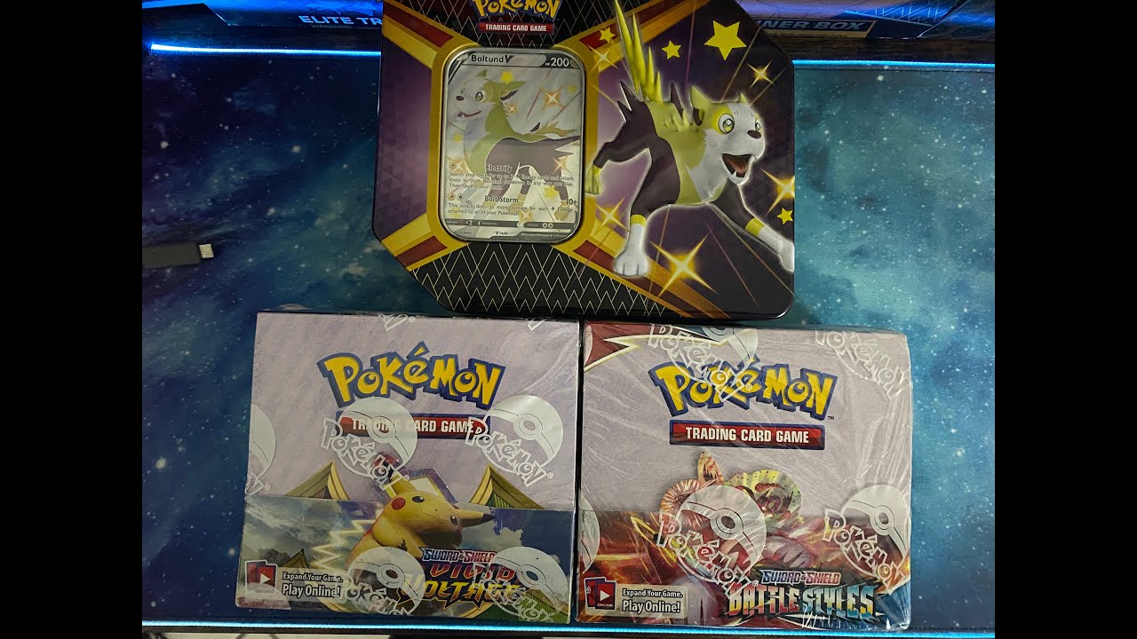 Shining Fates VS Vivid Voltage VS Battle Styles 6 packs each Pokémon Card Opening Part 2