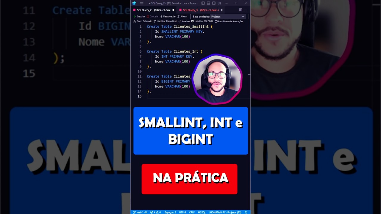 INT vs BIGINT vs SMALLINT. Qual usar na Prática?