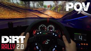 Mitsubishi Lancer Evolution X | Australia | Monaro | DiRT Rally 2.0 | POV screenshot 1