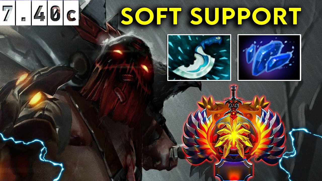 Pudge Immortal Soft Support - Dota 2 Patch 7.40c Pro Pub Gameplay