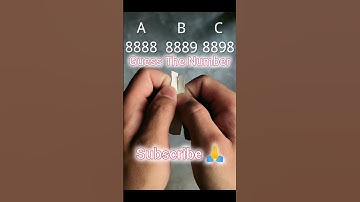 Guess The Number || check your mind || #shorts #guess