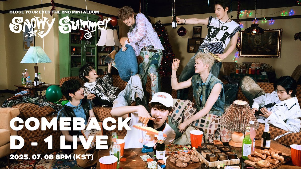 CLOSE YOUR EYES' The 2nd Mini Album 'Snowy Summer' COMEBACK D-1