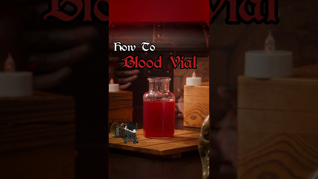 How To Make The Blood Vial | Bloodborne Cocktail 