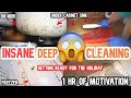INSANE DEEP CLEANING / CLEAN WITH ME / KITCHEN CLEANING MOTIVATION / ALL DAY CLEANING MOTIVATION