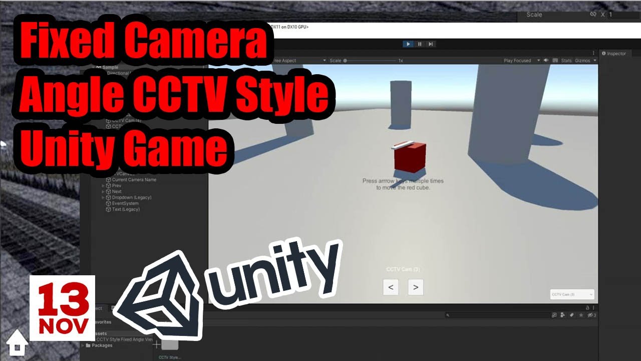 CCTV Style Fixed Angle View Game Unity Package for sale | CCTV Style ...