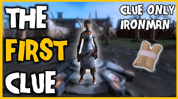 The First Clue - RS3 Clue Only Ironman #1 (Runescape 3 Treasure Trails)