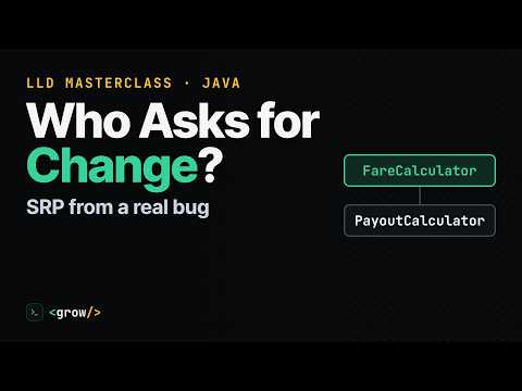 Single Responsibility Principle — Derived From a Real Bug (Java) | LLD Masterclass