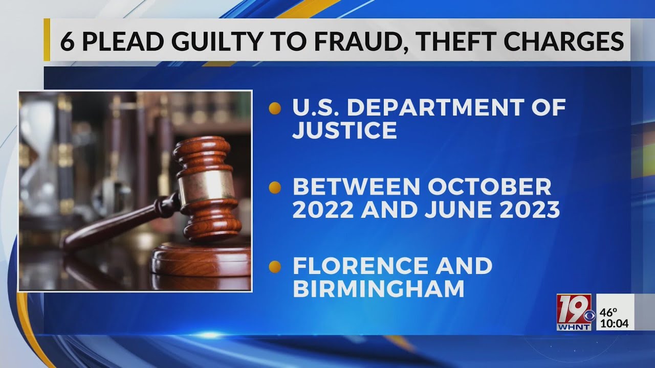 Six Plead Guilty to Fraud, Theft Charges for Skimming at Alabama Credit