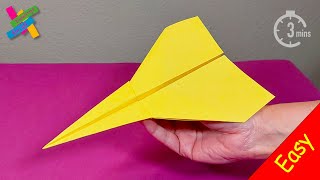 Make A Paper Plane For Amazing Distance - Perfect Flight Design Diy Origami Airplane