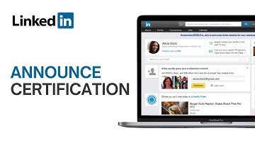 How to Announce Certification on Linkedin