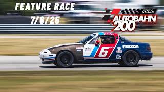 Feature Race FARA @ Autobahn Country Club 7/6/25 Pro Spec Miata