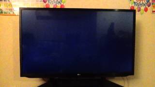 LG 47LM6200 sound but no picture. Can change channels