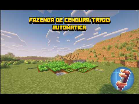 Minecraft Create Tutorial I Farm de Cenoura e trigo Facil - YouTube