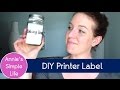 Does It REALLY Work?? - DIY Clear Printer Label