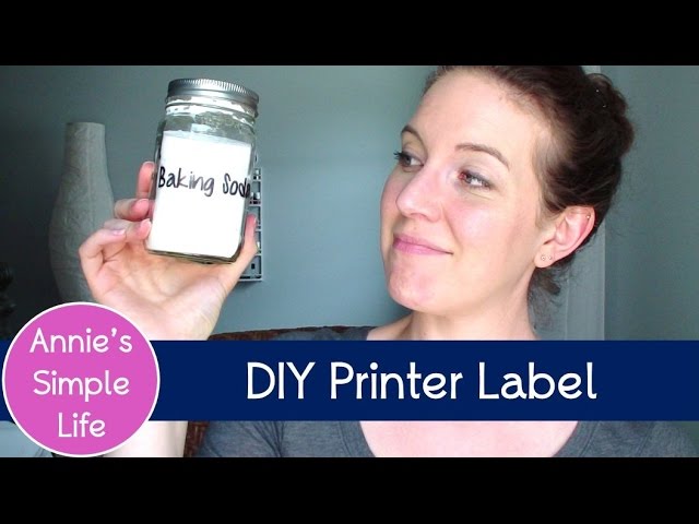 DIY Clear Printer Label 