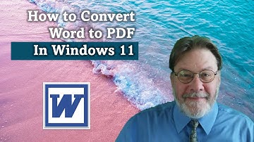 How to Convert Word to PDF in Windows 11