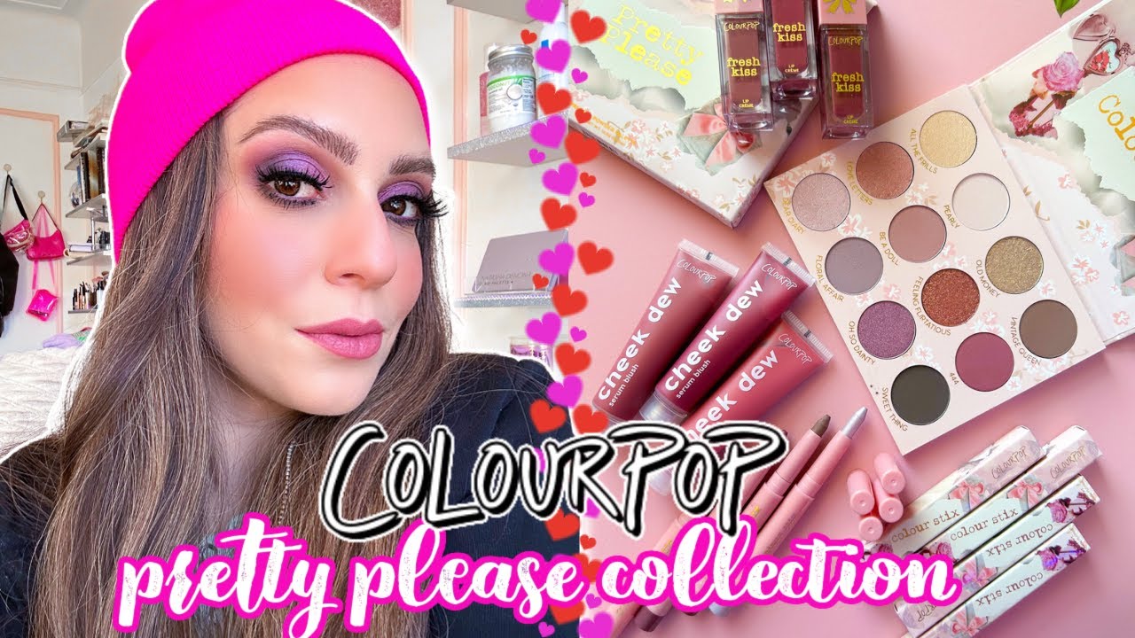 REVIEWING COLOURPOP "PRETTY PLEASE" COLLECTION LOOK, SWATCHES, THOUGHTS