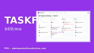 TASKFLOW: Project & Task Management for Operations Teams | Kanban, Gantt, Dependencies