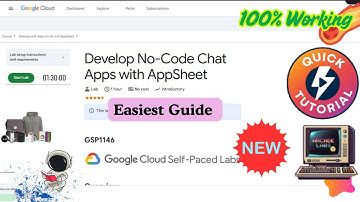 Develop No-Code Chat Apps with AppSheet #GSP1146 #qwiklabs #arcade @drabhishek.5460