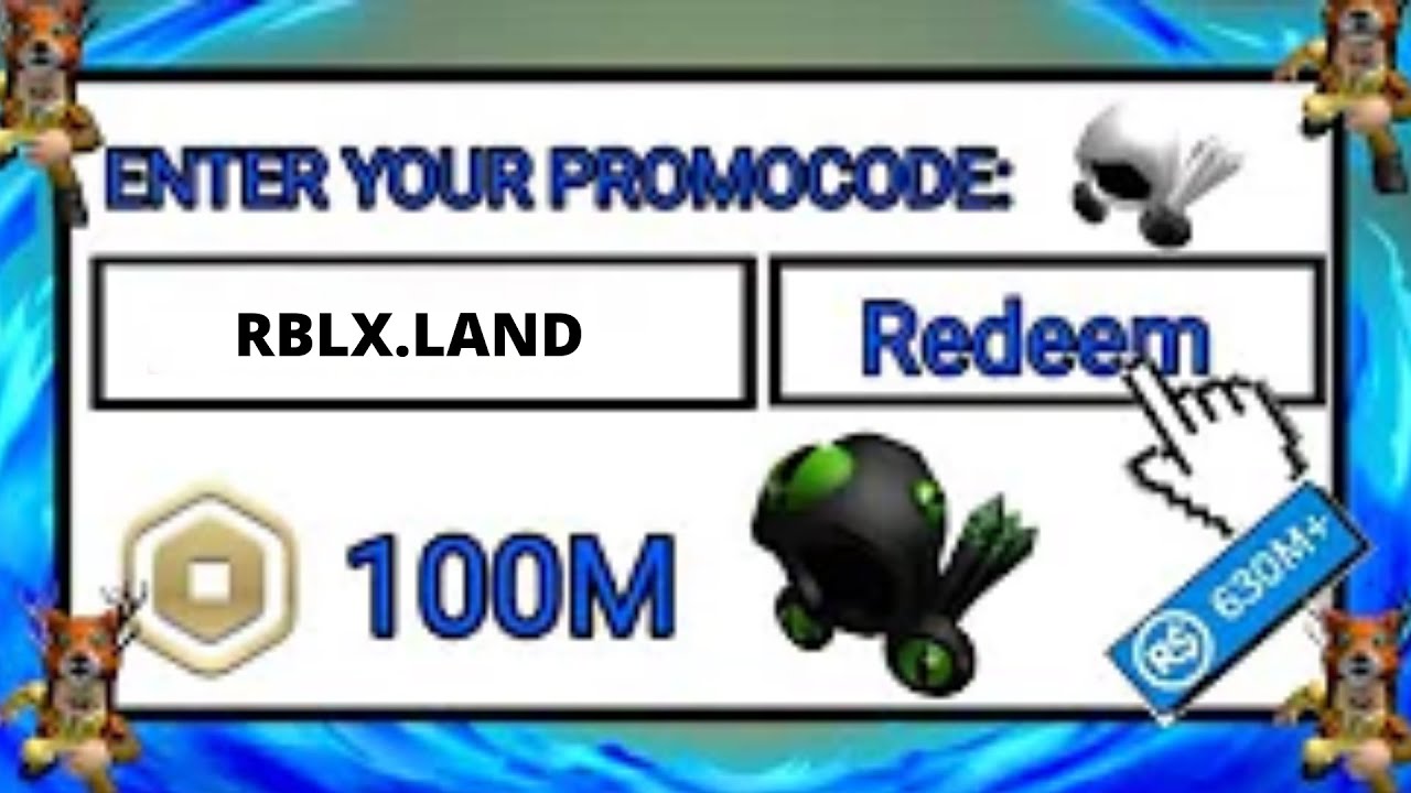 ALL NEW PROMO CODES FOR RBLX.LAND YouTube