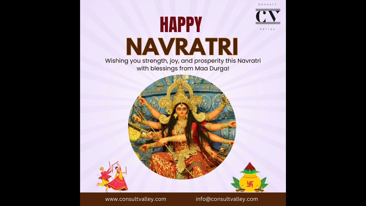 "Celebrating the spirit of Navratri: nine nights of devotion, dance, and divine energy!"