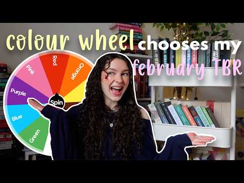 colour wheel chooses my february TBR 🎨