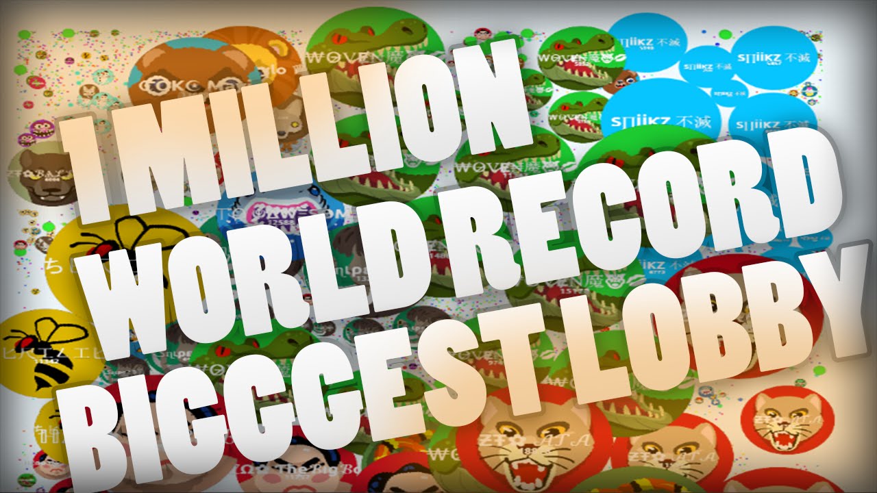 Agario // World Record Over 1 Million Mass (MUST WATCH)