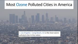 Cities that have the highest levels of air pollution in the U.S.
