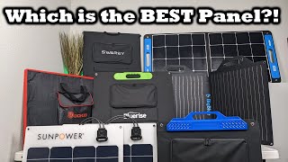 The BEST BiFold Portable Solar Panel!?! Comparison Video of 7 Panels HEAD TO HEAD!