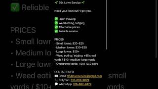 NEW lawn service business for south florida!!