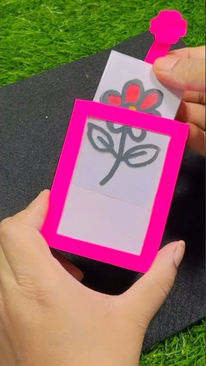 Make a Colour changing magic card  #hacks  #crafts #5minutecrafts #furshorts